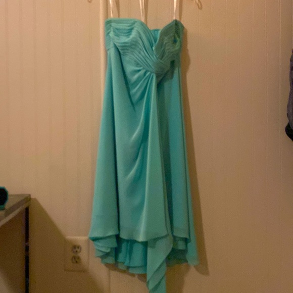 tiffany blue bridesmaid dresses david's bridal | | Dress and Petite figures alike
